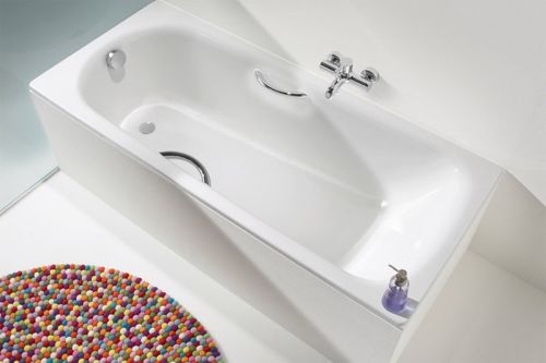 Kaldewei Eurowa Verp. Стальная ванна 170*70*39, alpine white, без ножек, с отверстиями для ручек в Тихорецке