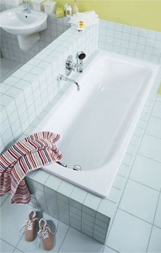Kaldewei Eurowa Verp. Стальная ванна 160*70*39, alpine white, без ножек, с отверстиями для ручек в Тихорецке