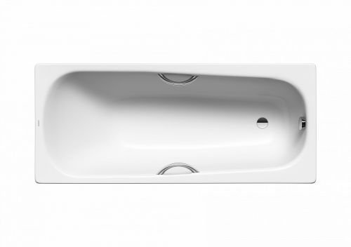Стальная ванна Kaldewei SANIFORM PLUS STAR Mod. 337, 1800*800*410, Easy clean, alpine white, без ножек, с отверстиями для ручек в Тихорецке